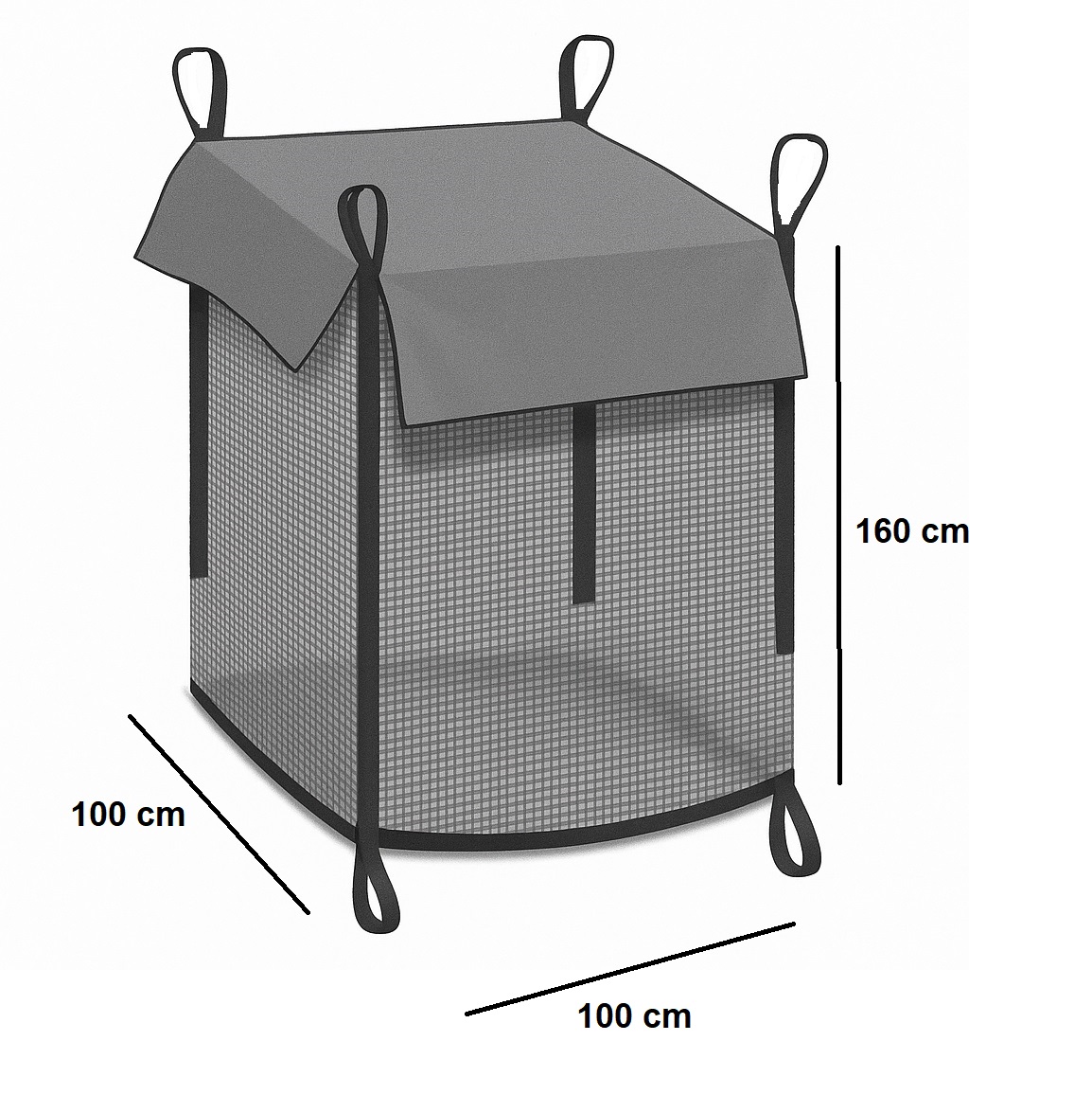 Holzbag, Holz bag, Woodbag, Big Bag holz, Holz big bag Woodbag Holzbag mit Abdeckung