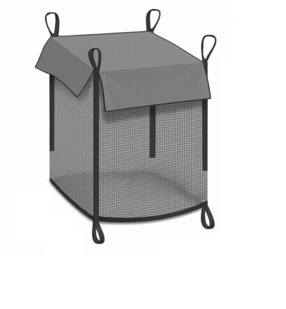 Woodbag Holzbag mit Abdeckung